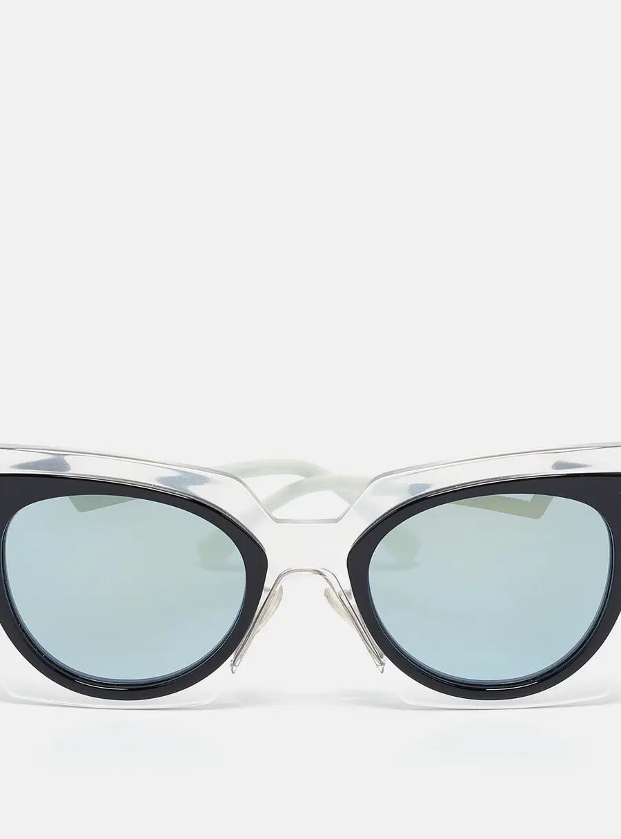 Fendi Blue/Black FF 0117/S Orchidea Cat Eye Sunglasses