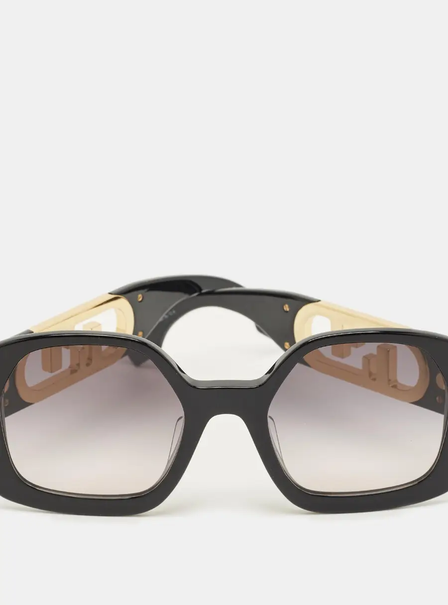 Fendi Black Gradient FE40048U Geometric Sunglasses