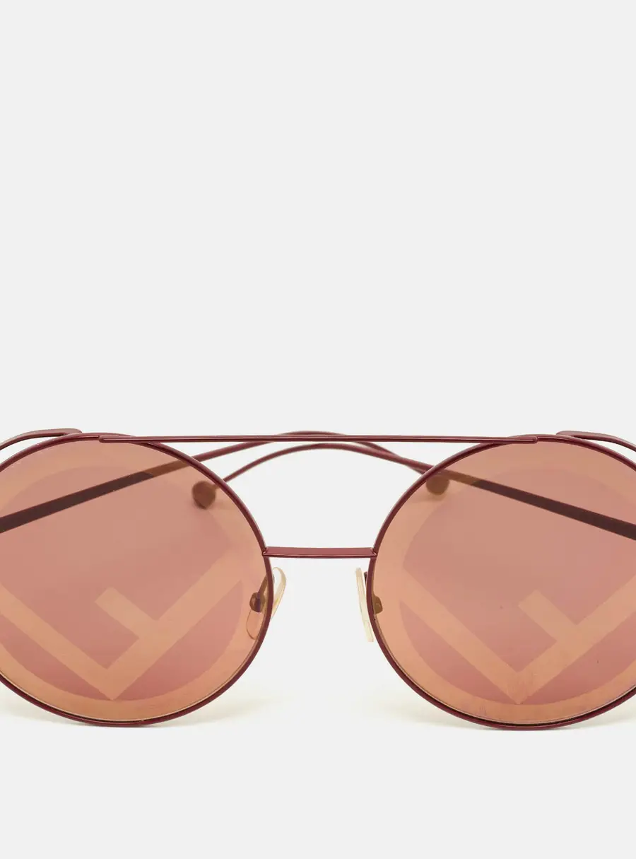 Fendi Red FF 0285/S Round Sunglasses