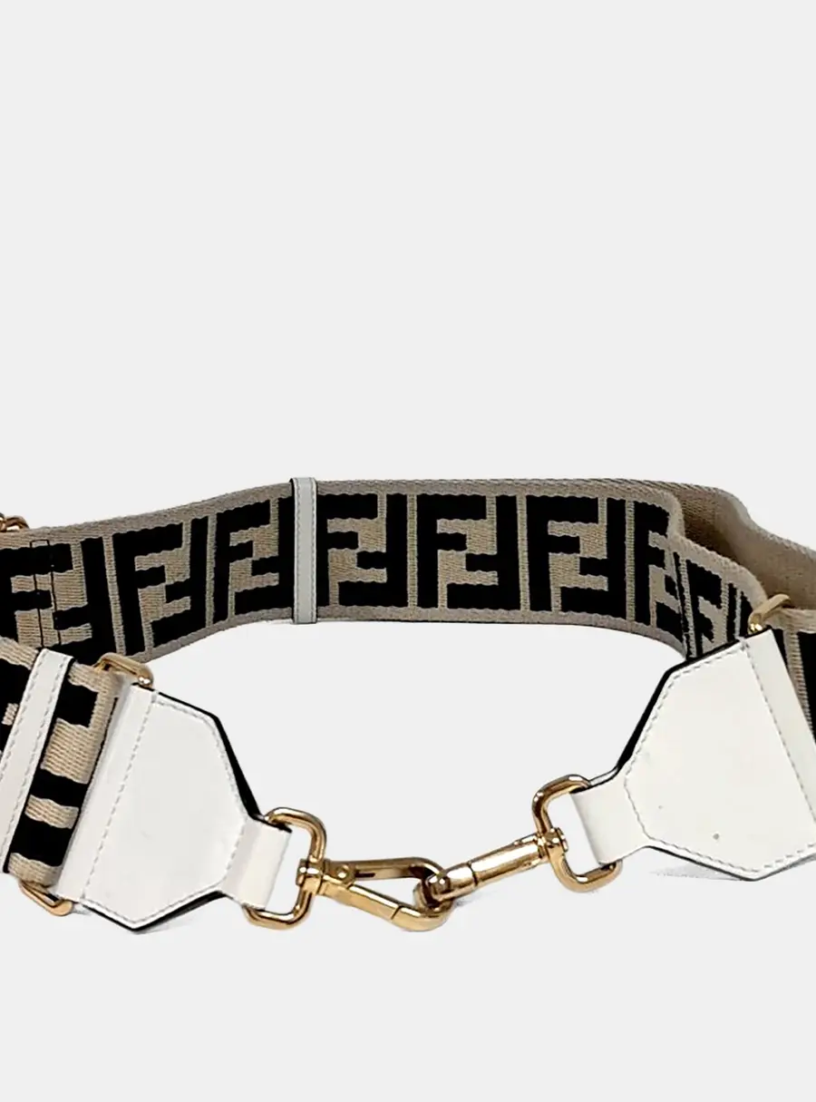 Fendi Canvas Beige/Navy Strap You