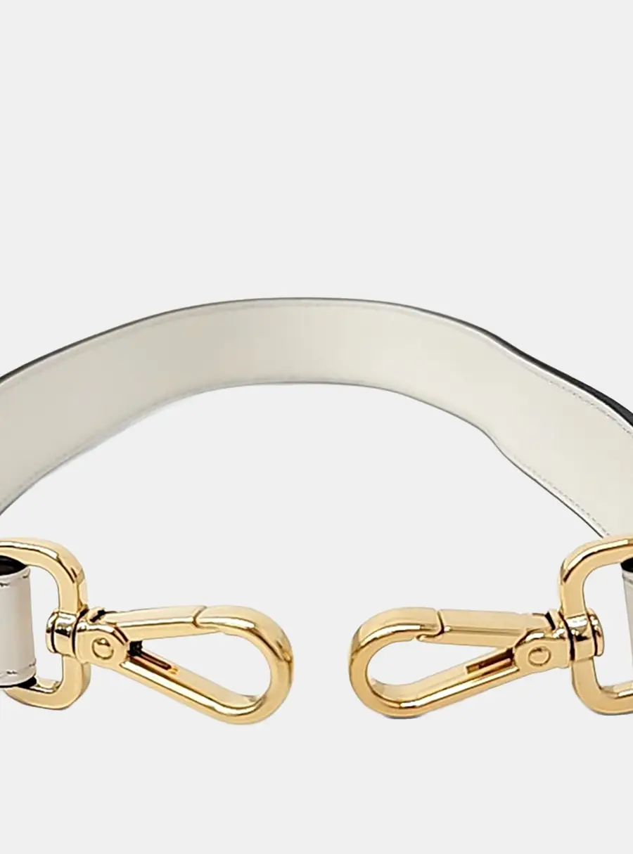 Fendi Leather White Strap