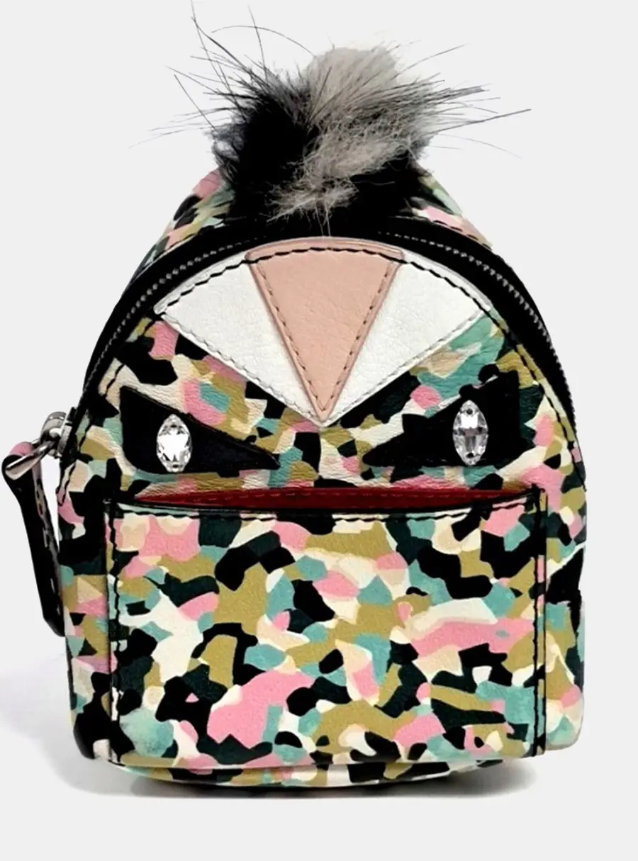 Fendi Monster Backpack Bag Charm And Keyring