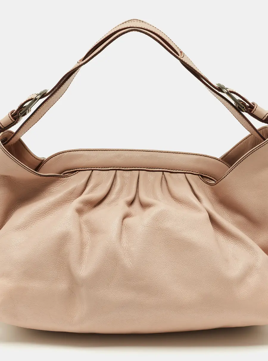 Fendi Rose Poudre Leather Doctor B Hobo
