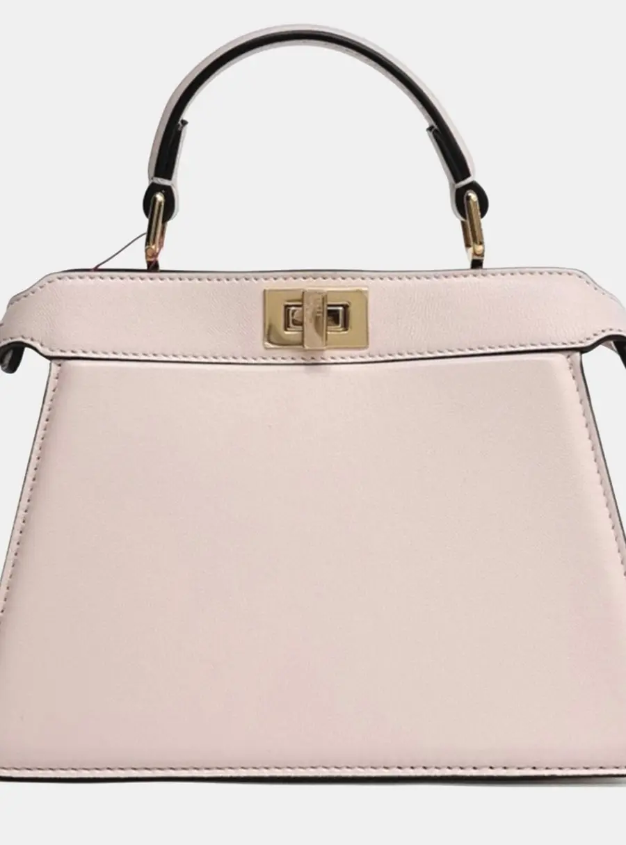 Fendi Pink Leather Peekaboo I SEE U Petite (8BN335)