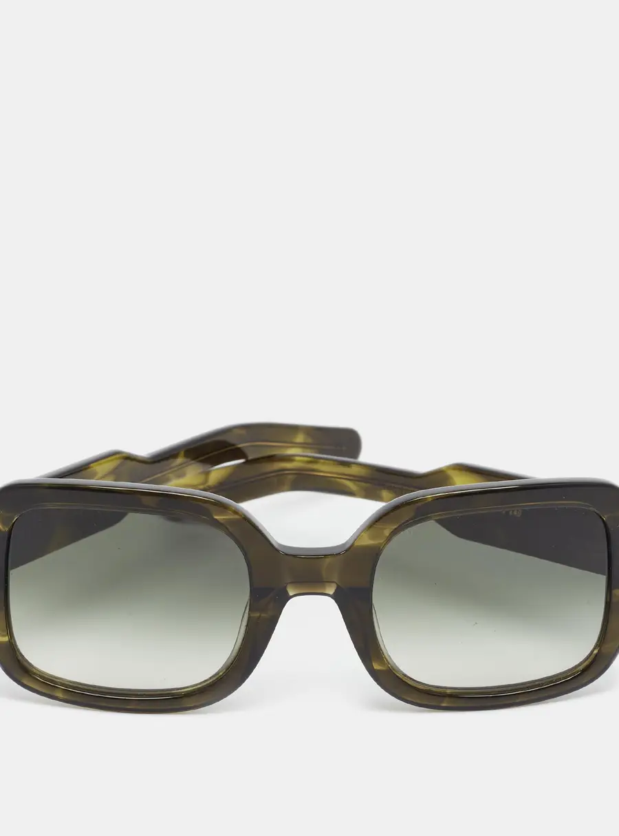 Flatlist Green Gradient 006 FL 2C7 Tishkoff Rectangle Sunglasses