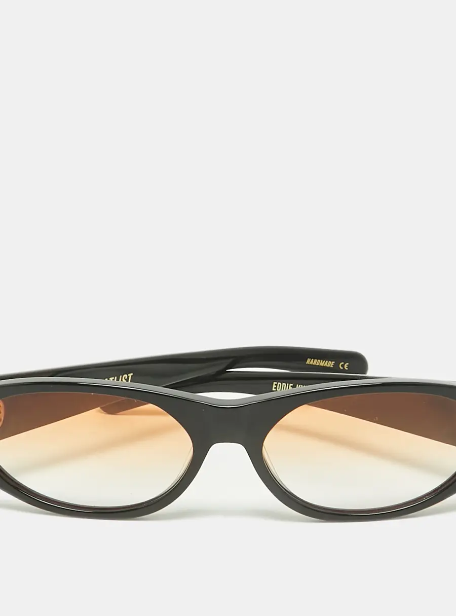 Flatlist Black/Orange Gradient 013 FL 157 Eddie Kyu Oval Sunglasses