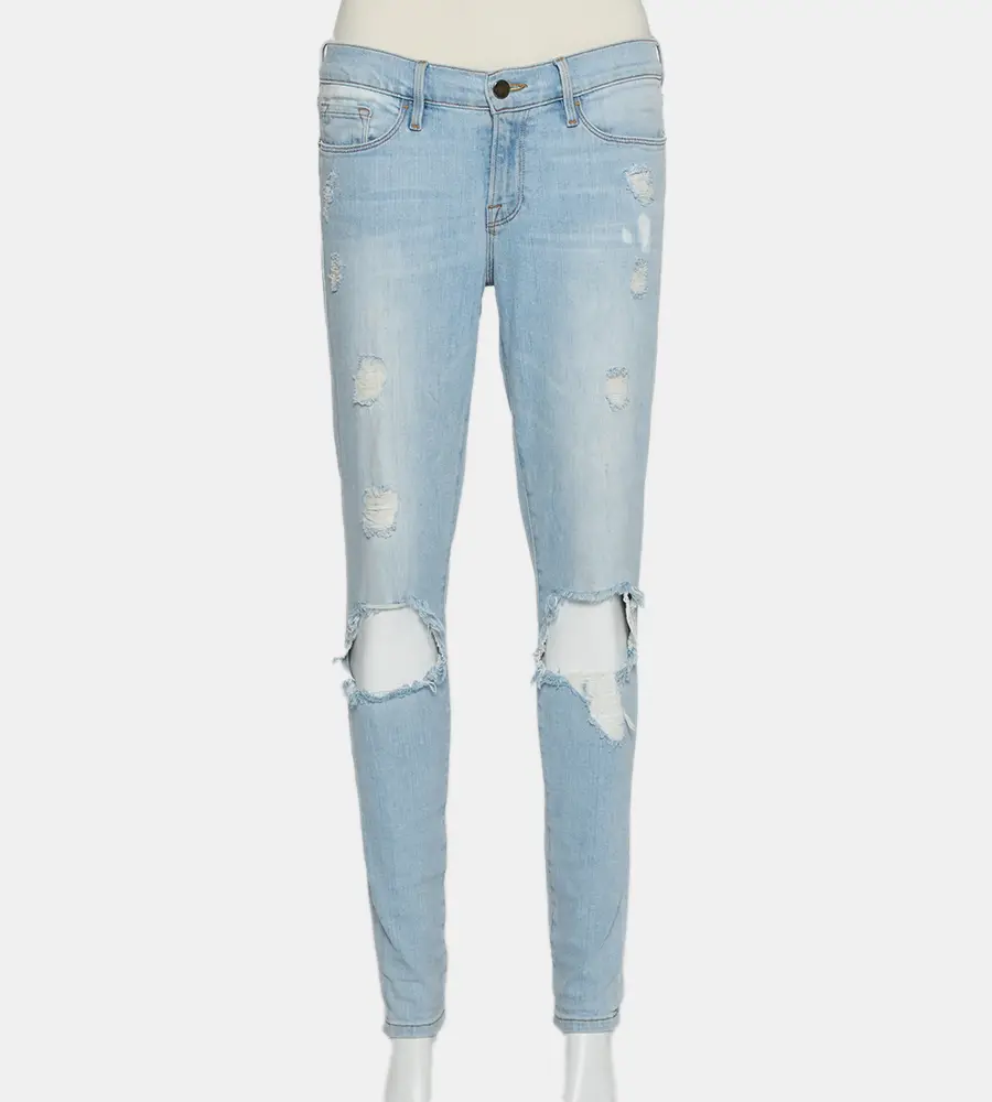 Frame Blue Denim Le Skinny de Jeanne Nowita Jeans M
