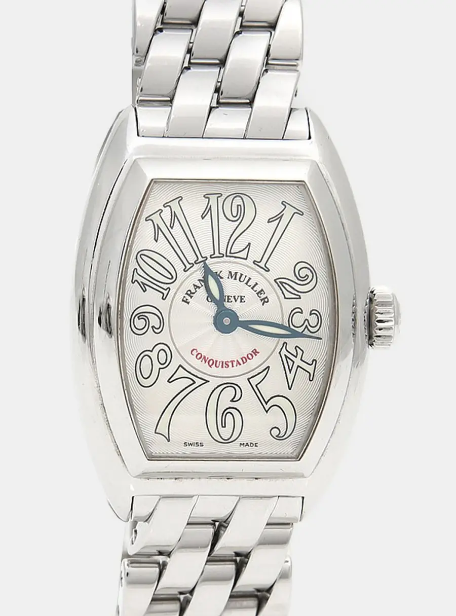Franck Muller Silver Conquistador 8005LQZ Women's Wristwatch 27.5 mm
