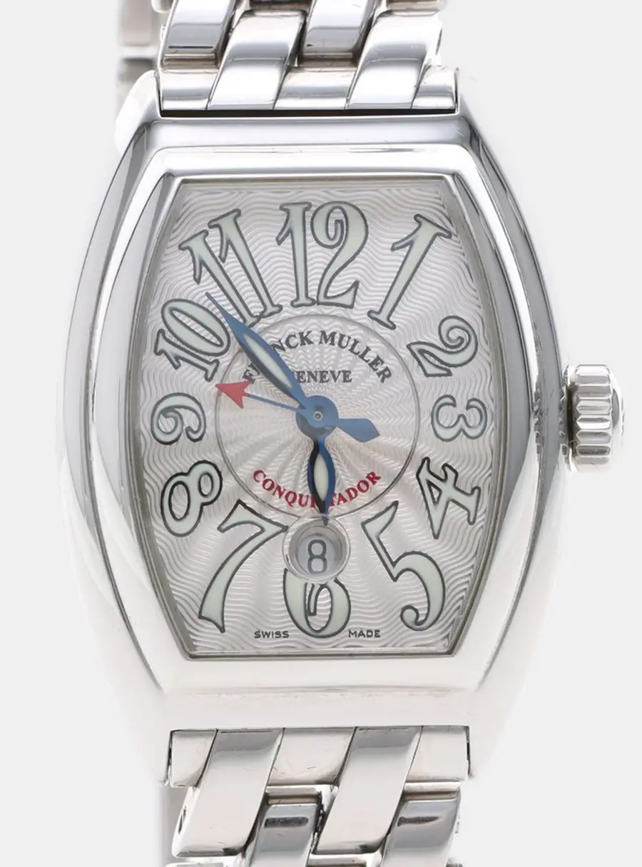 Franck Muller Conquistador 8005LSC Automatic Silver Stainless Steel Women's Wristwatch 28 mm