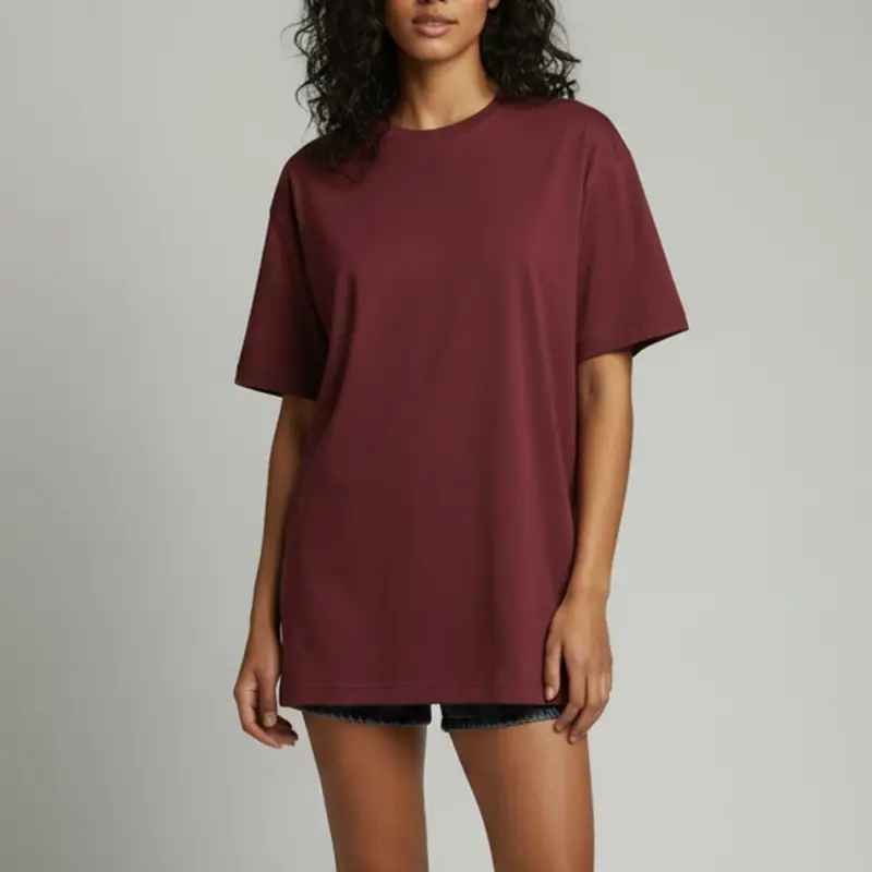 Gucci Burgundy Cotton Jersey Crewneck T-Shirt M
