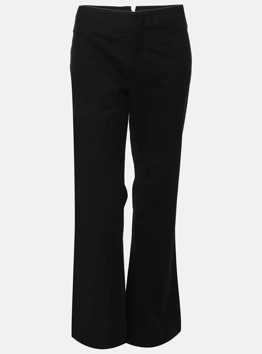 Gucci Black Cotton Blend Trousers M