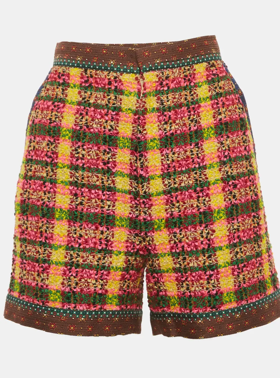 Gucci Multicolor Tweed Shorts S