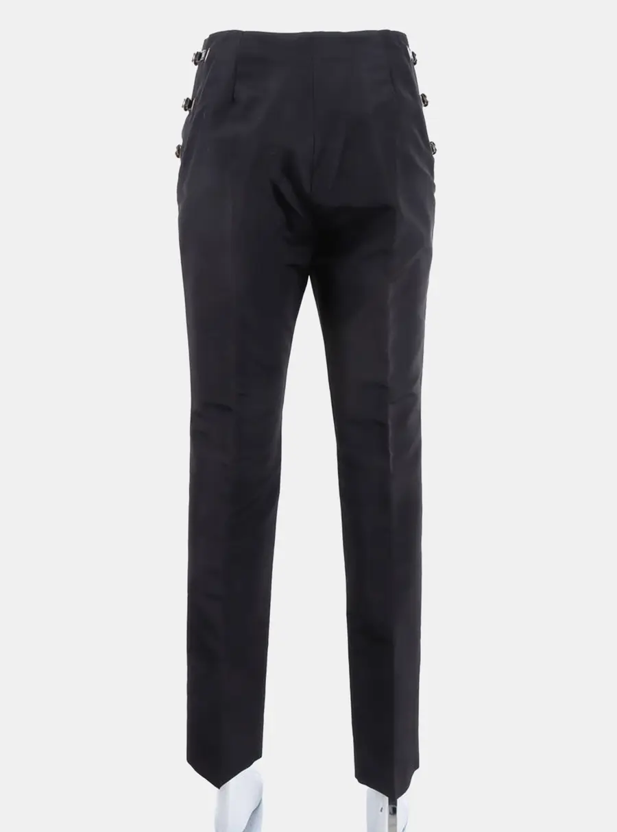 Gucci silk black pants