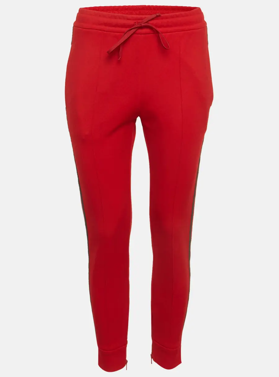 Gucci Red Jersey Track Pants S