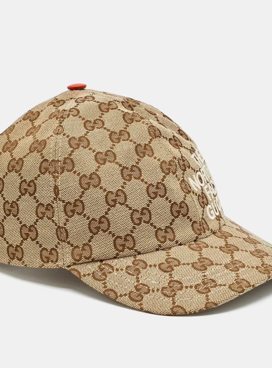 Gucci X The North Face Beige GG Canvas Baseball Cap M
