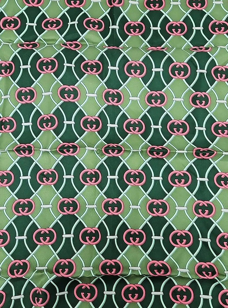 Gucci Green silk scarf
