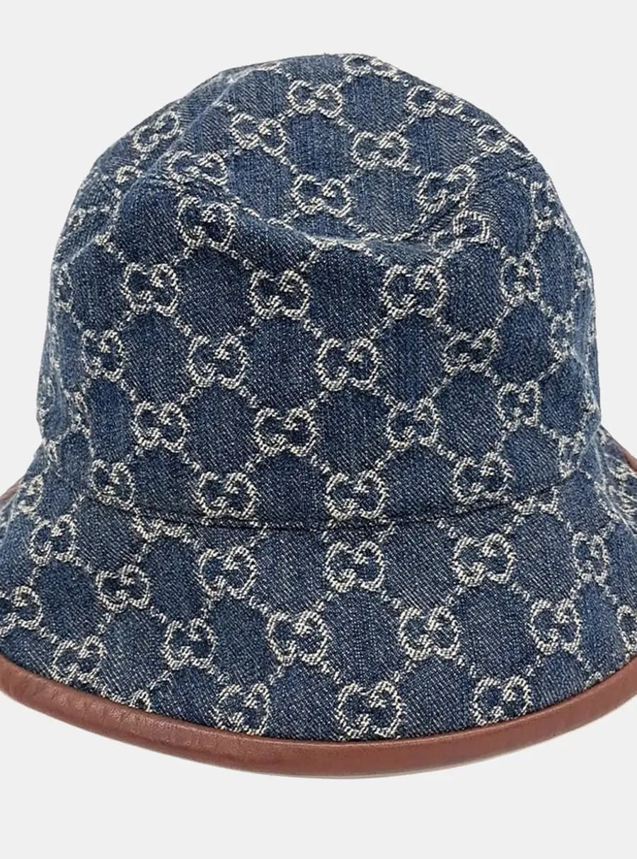 Gucci Denim Bucket Hat (576371)