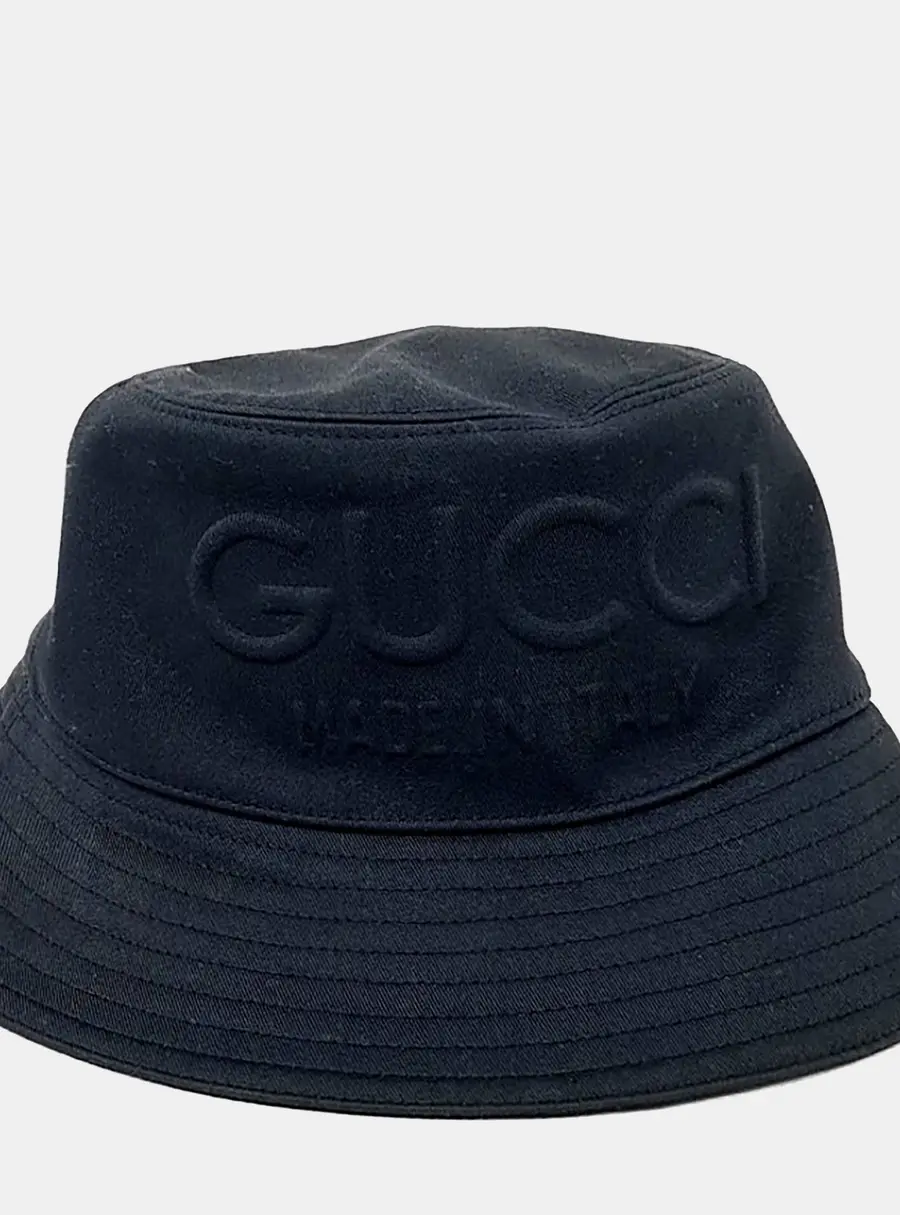 Gucci Embossed Logo Bucket Hat (780430)