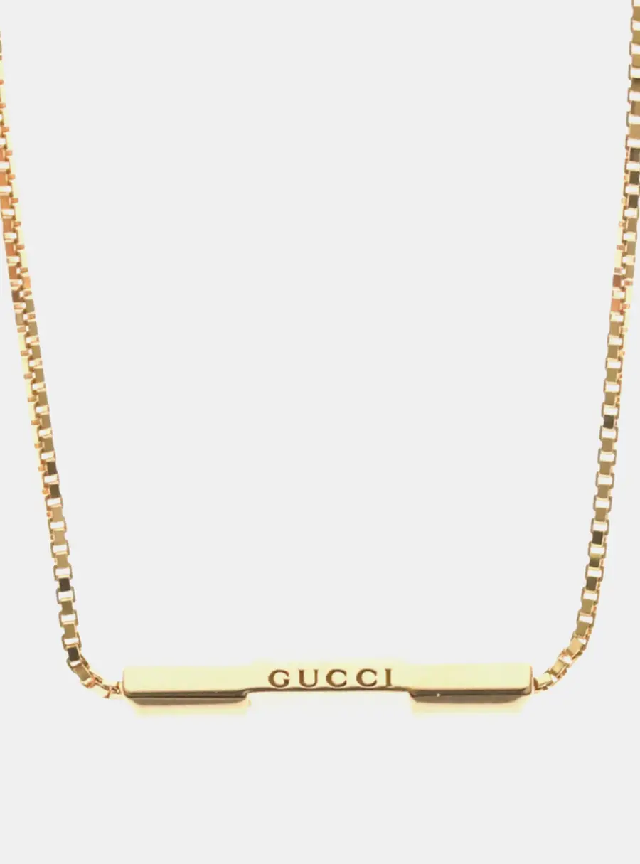 Gucci Link To Love Necklace 18K Pink Gold Pendant Necklace
