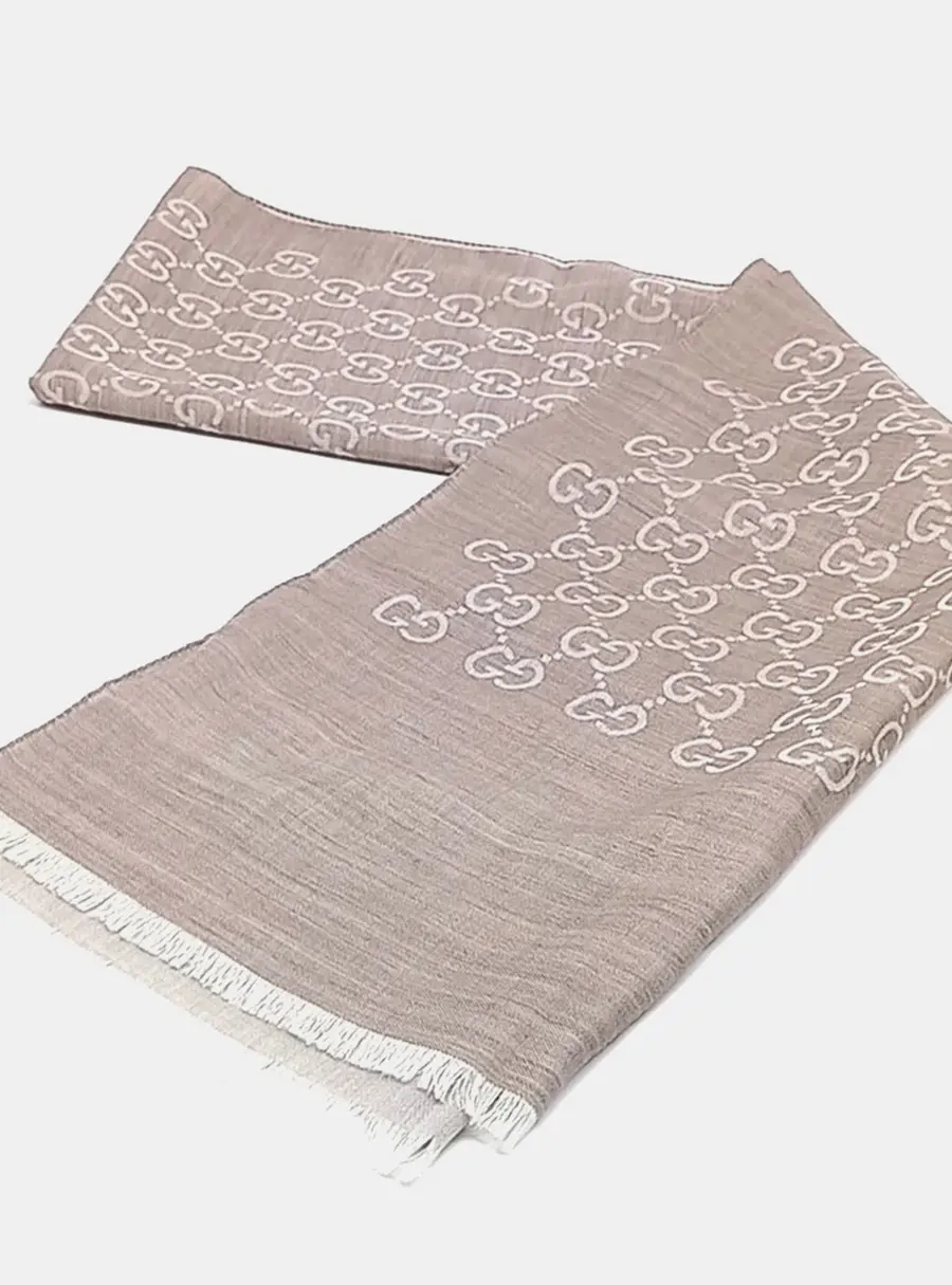 Gucci Wool Beige Scarf