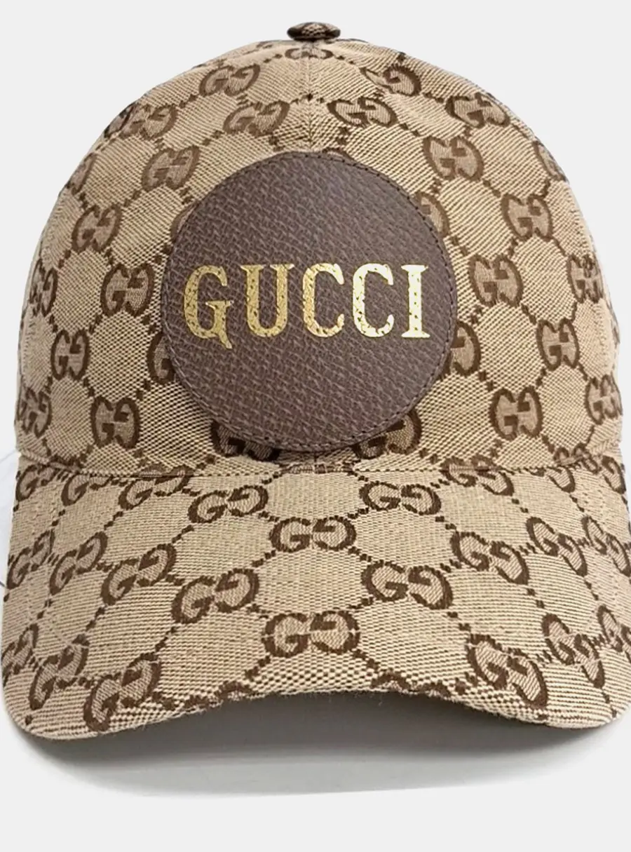 Gucci Jacquard Beige, Brown Cap