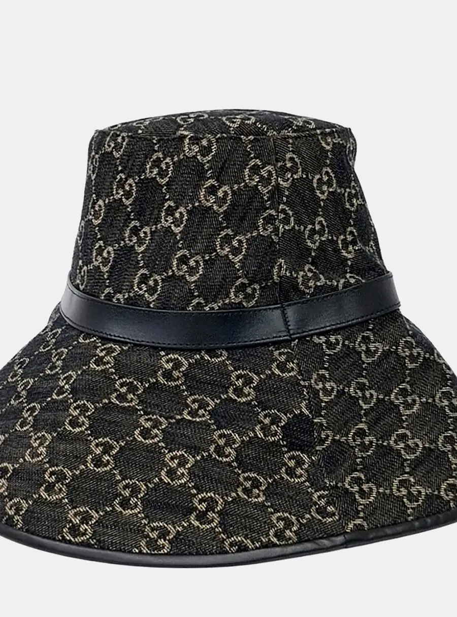 Gucci denim wide bucket hat