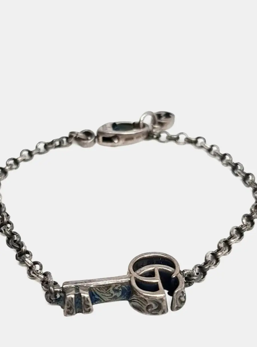 Gucci Silver Key Bracelet