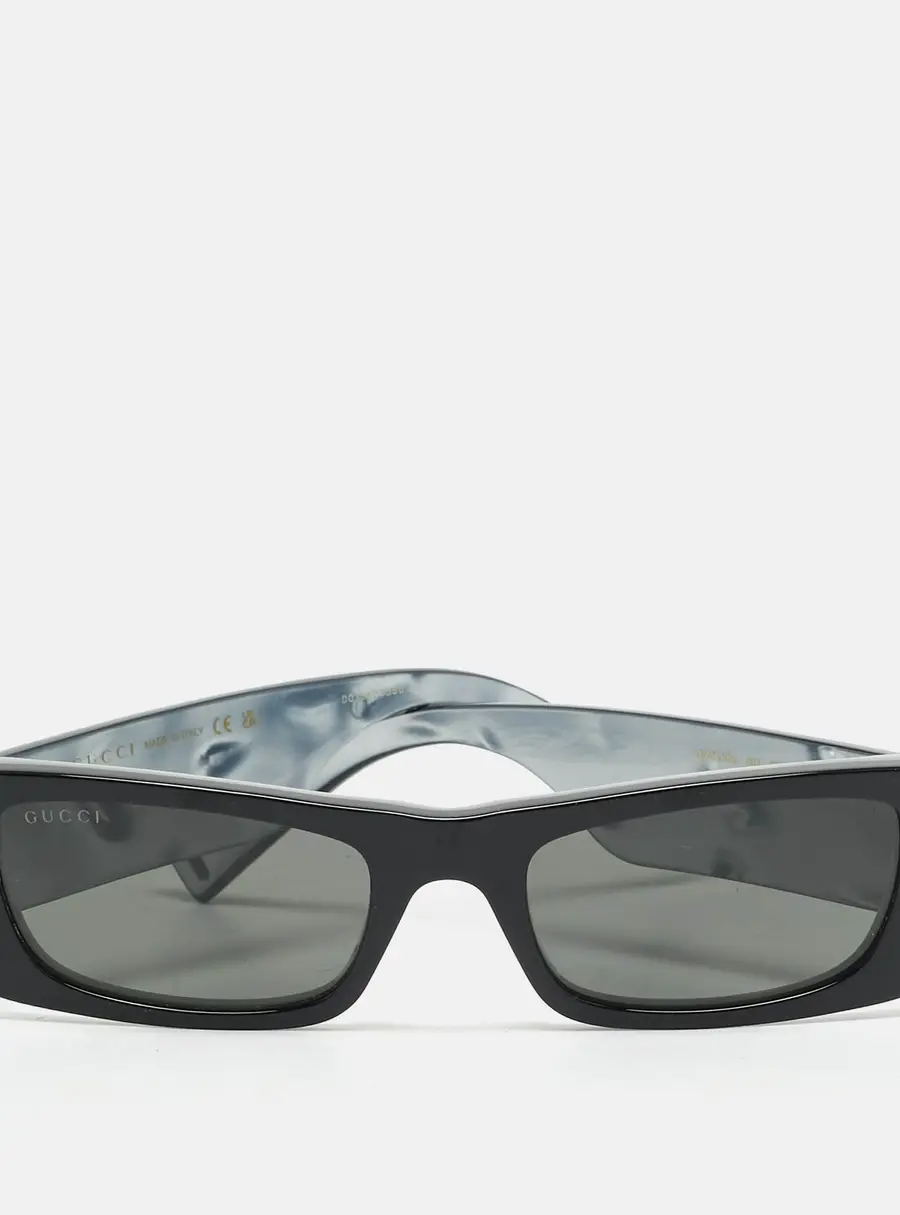 Gucci Black GG0516S Interlocking G Frame Rectangle Sunglasses