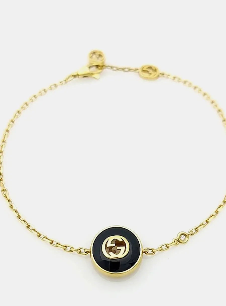 Gucci Diamond Interlocking G Bracelet