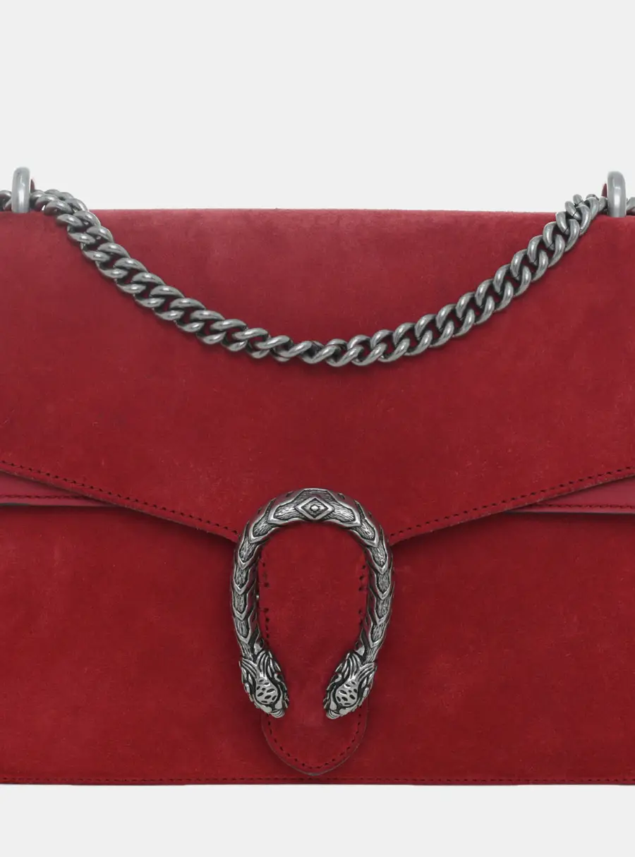 Gucci Suede Dionysus Chain Shoulder Bag
