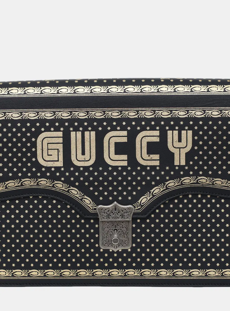 Gucci Guccy Sega Portfolio Clutch