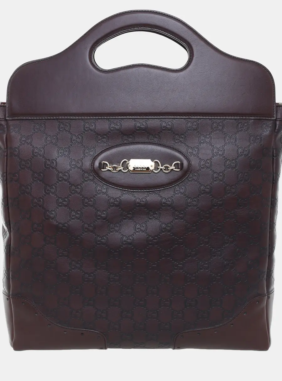 Gucci Guccissima Punch Top Handle Large Bag