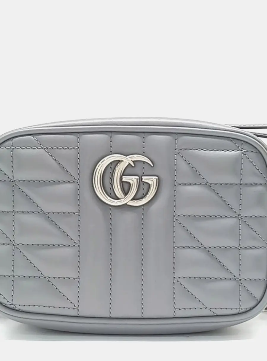 Gucci Marmont Matelass&eacute; Mini Crossbody Bag (634936)