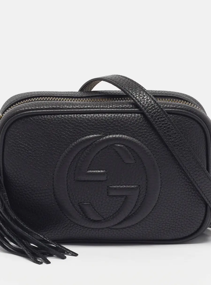 Gucci Soho Disco Mini Black Leather Shoulder Bag