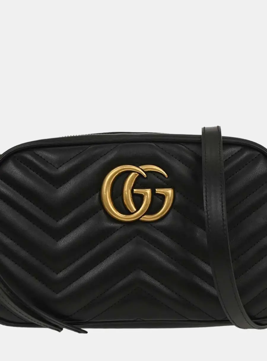 Gucci GG Marmont Small Black Camera Bag