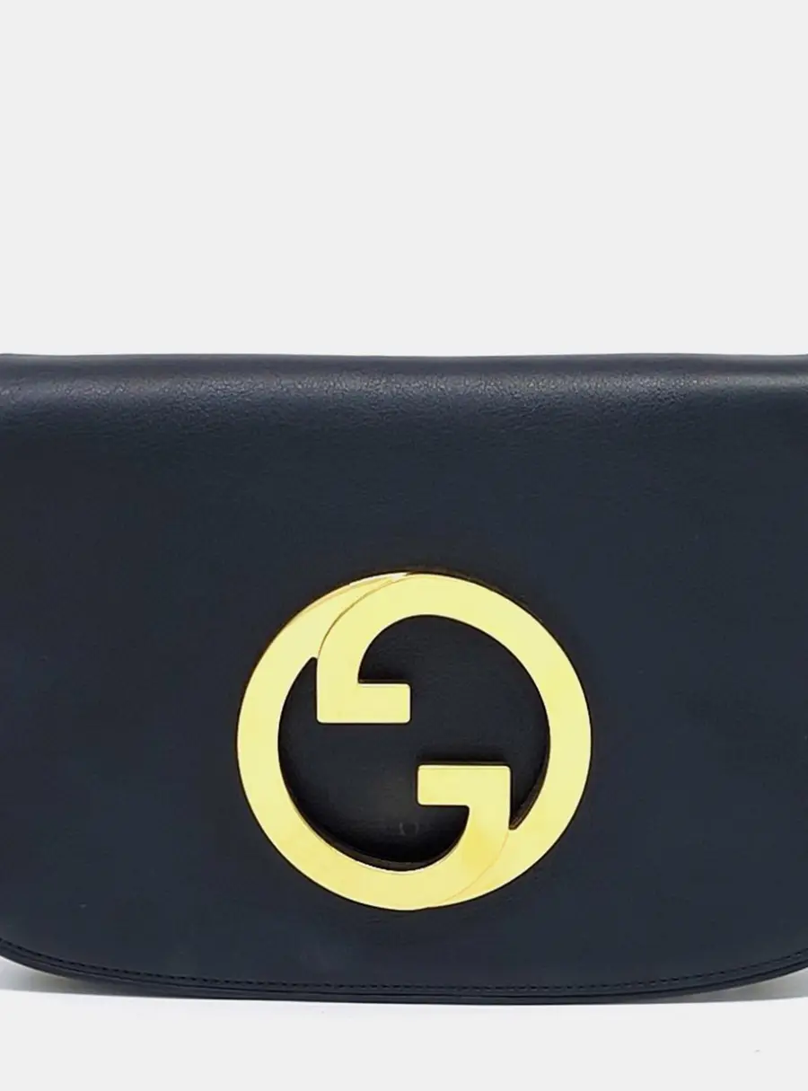 Gucci Black Leather Blondie Shoulder Bag (699268)