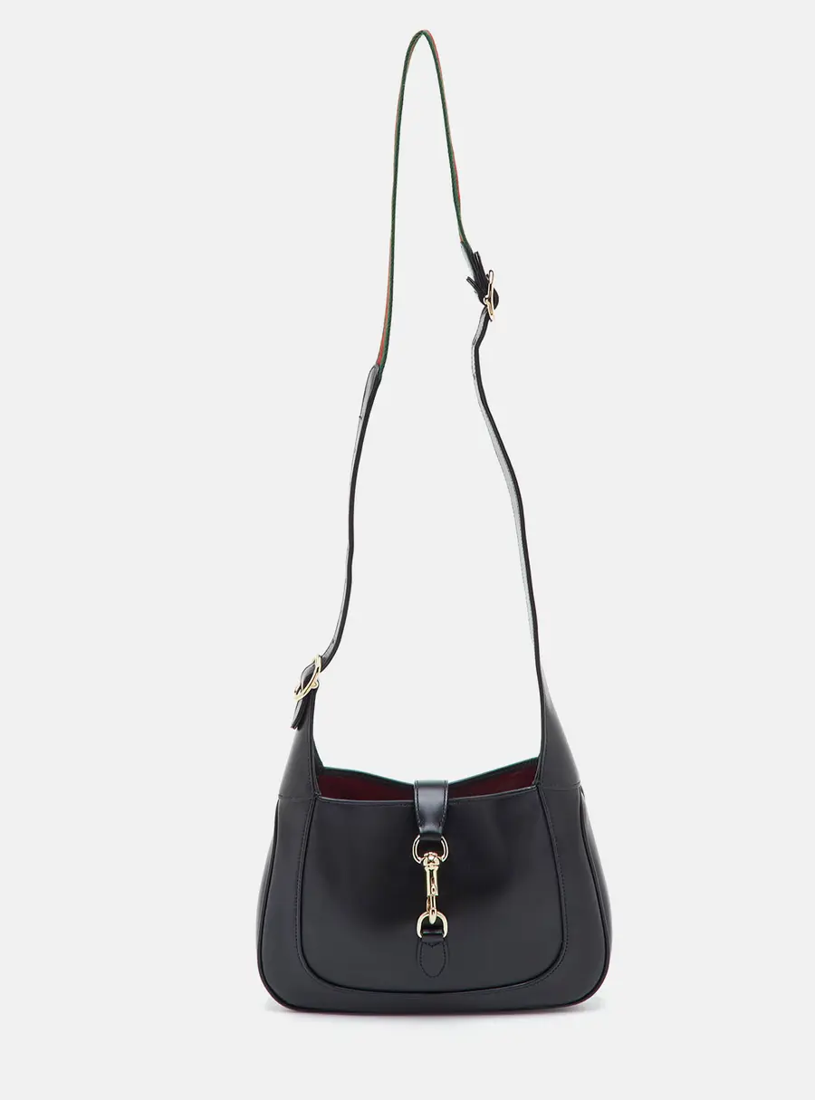 Gucci Jackie 1961 Small Black Leather Hobo