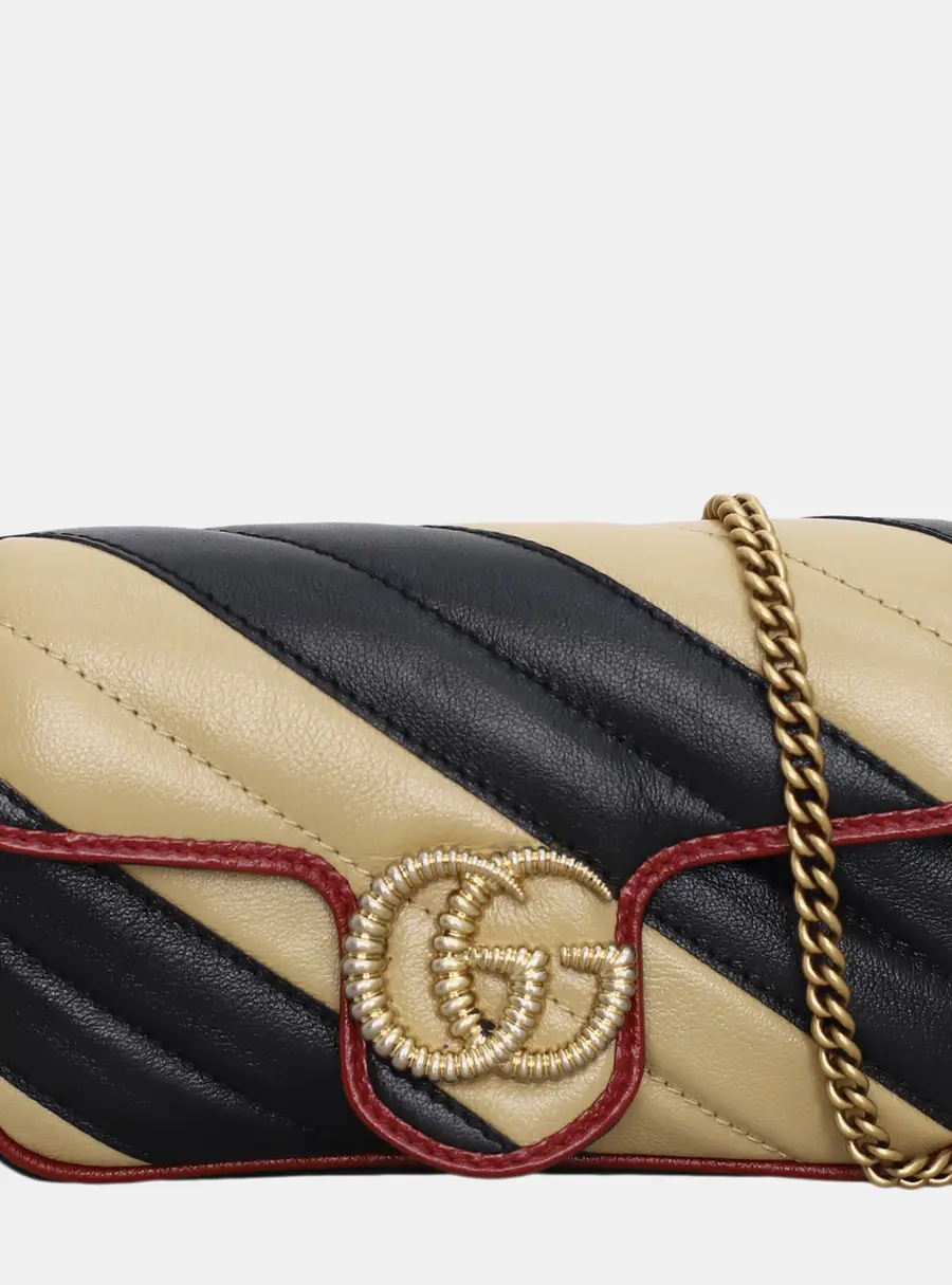 Gucci GG Marmont Mini Multicolor Matelasse Leather Shoulder Bag