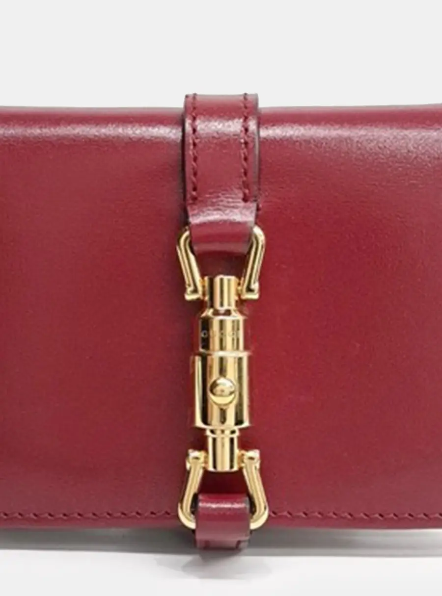 Gucci Jackie 1961 Wallet Red Leather Wallet Bag