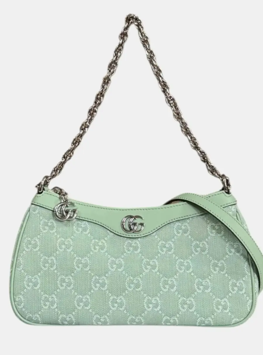 Gucci Ophidia Small Green Shoulder Bag