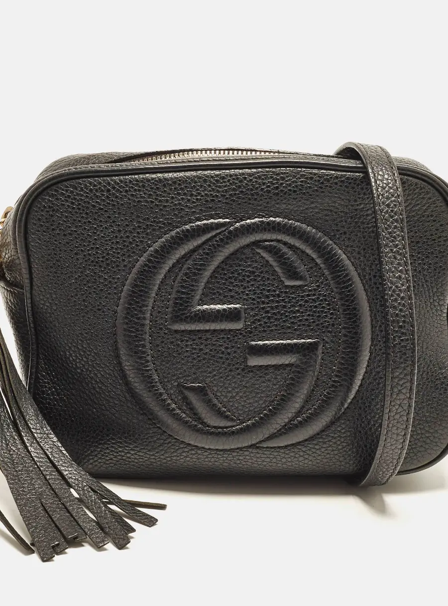 Gucci Soho Disco Small Black Leather Camera Bag