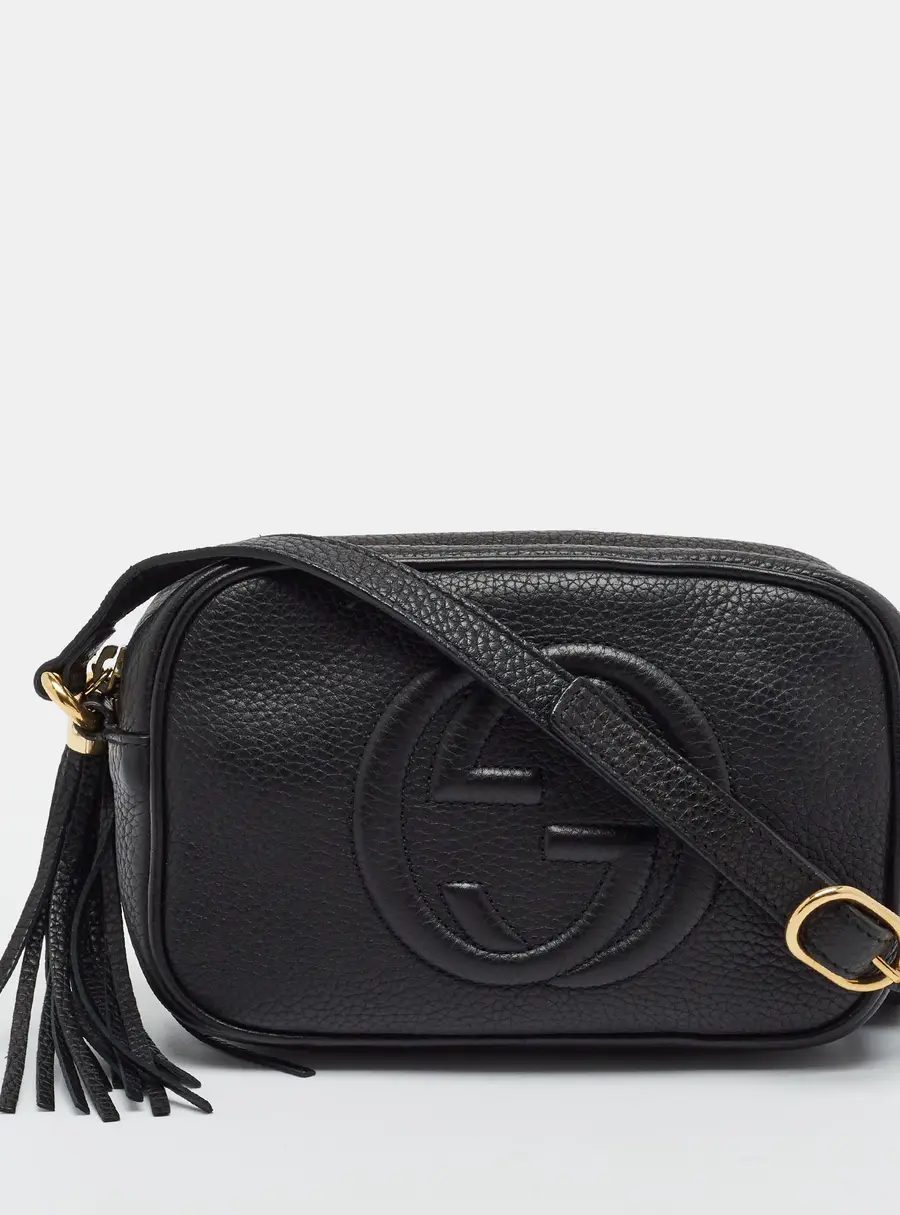 Gucci Soho Disco Mini Black Leather Shoulder Bag