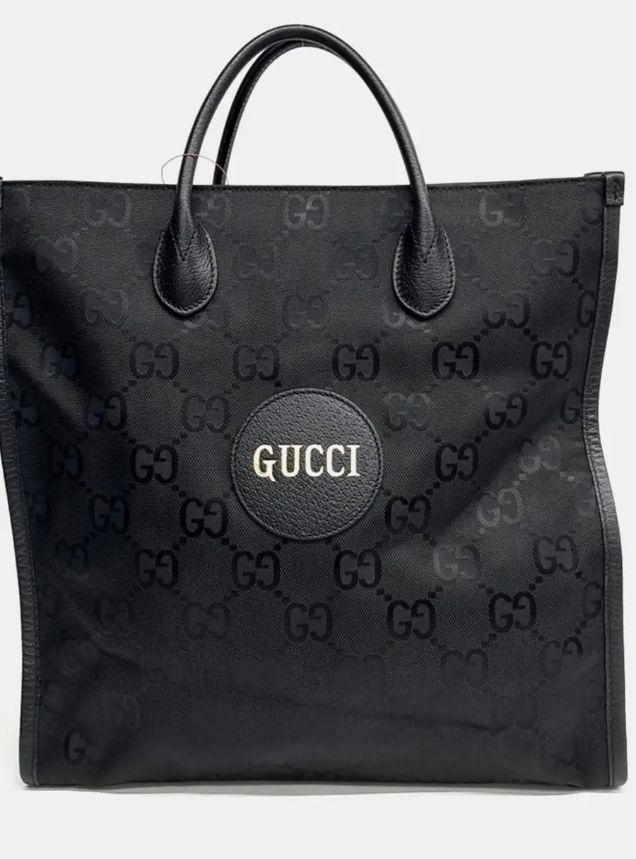 Gucci Black Fabric Off the Grid Long Tote Bag (630355)