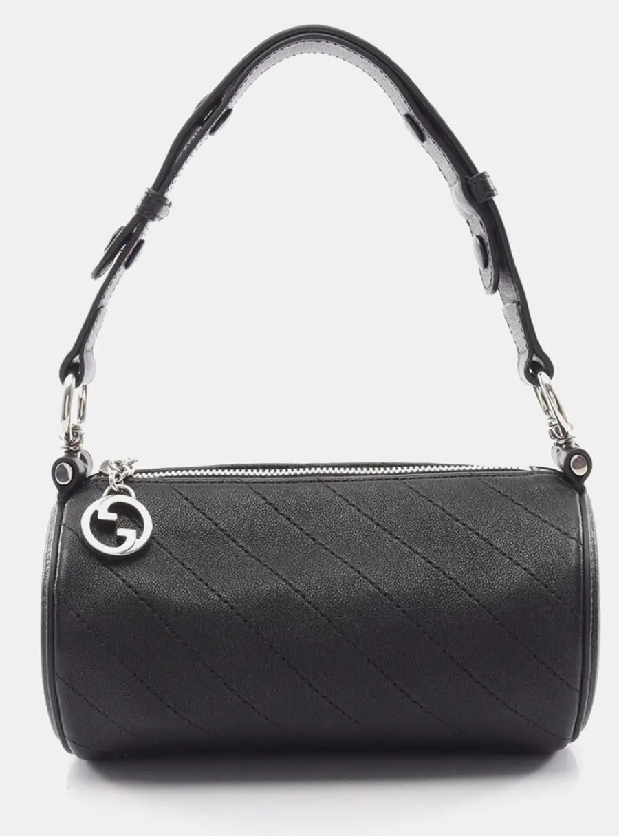 Gucci Blondie Mini Black Leather Shoulder Bag