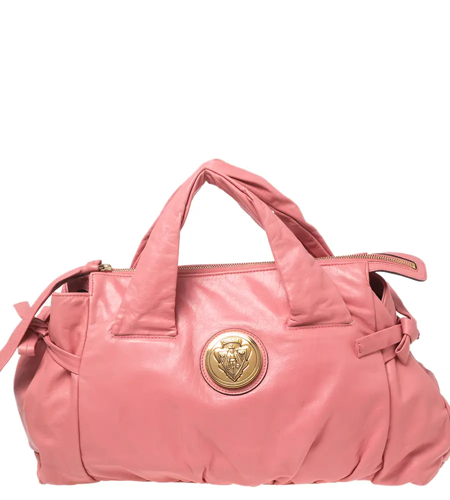 Gucci Pink Leather Hysteria Satchel