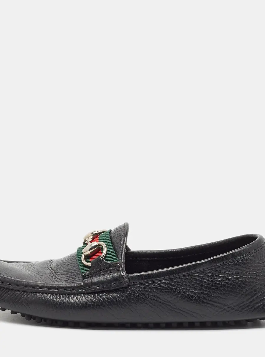 Gucci Horsebit Size 36 Black Leather Loafers