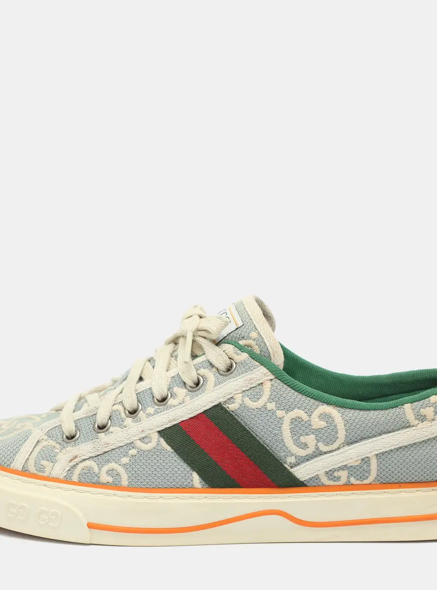 Gucci Tennis 1977 Size 40 Multicolor Fabric Low Top Sneakers