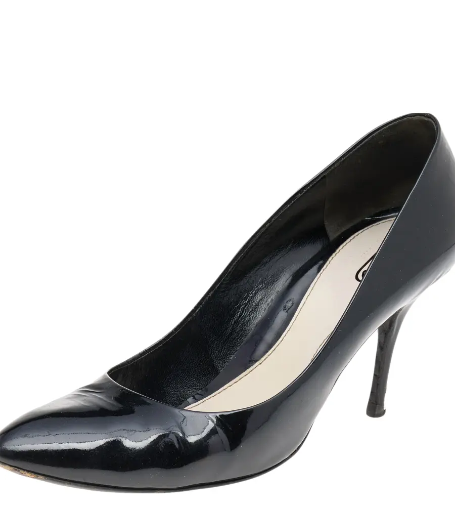 Gucci Black Patent Leather Pumps Size 40