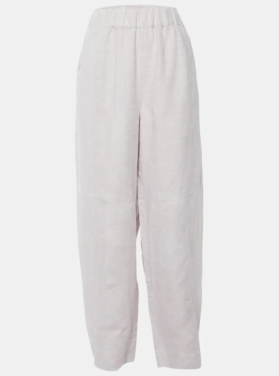 Ganni Pale Purple Hemp Baggy Trousers XL