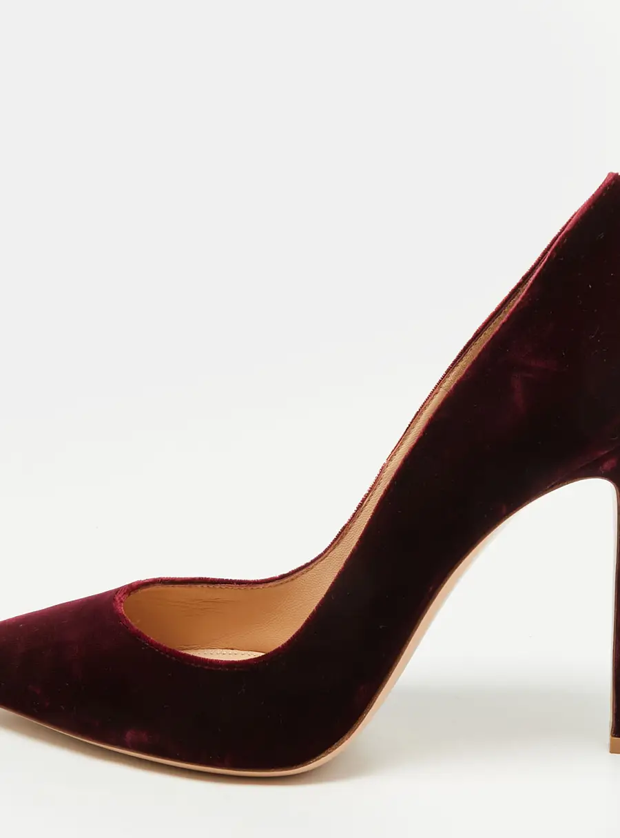 Gianvito Rossi Gianvito 105 Size 41.5 Purple Velvet Pumps